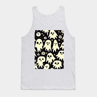 Spooky , cute halloween pattern design Tank Top